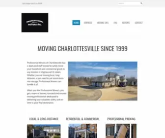 Professionalmoversofcharlottesville.com(Professional Movers) Screenshot