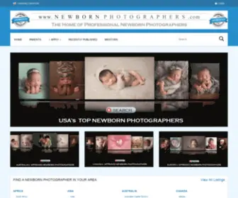 Professionalnewbornphotographers.com(The Home of Professional Newborn Photographers) Screenshot