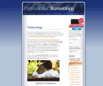 Professionalnumerology.com(Numerology) Screenshot