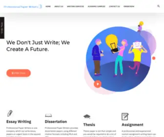 Professionalpaperwriters.com(Custom Essay & Term Paper Writing Service) Screenshot