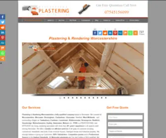 Professionalplasteringworcester.co.uk(Professional Plastering Worcester) Screenshot