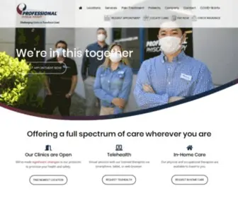 Professionalpt.com(Professional Physical Therapy) Screenshot