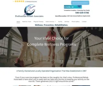 Professionalrehabassociates.com(Professional Rehab Associates Inc) Screenshot