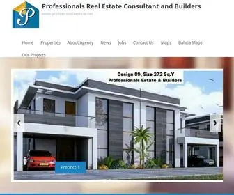 Professionalsestate.net(Professionals Real Estate Consultant and Builders) Screenshot