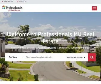 Professionalsmvrealestate.com.au(Professionals MV Real Estate) Screenshot