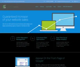 Professionalsources.ca(Canada's Leading Web Designing and SEO Company) Screenshot