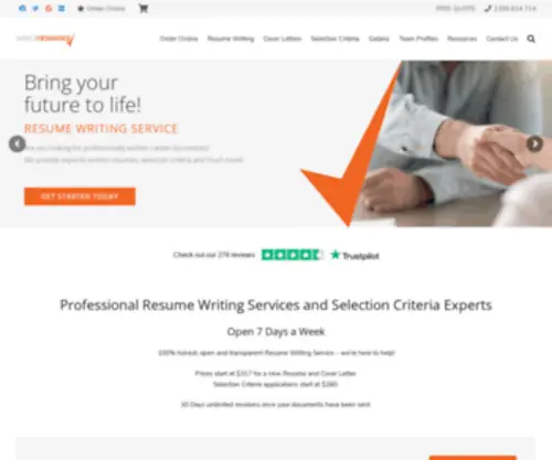 Professionaltemplates.com.au(Professional Resume Services by Professional Resume Writers) Screenshot