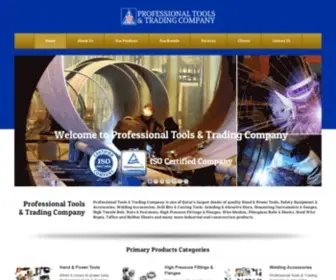 Professionaltools-Qatar.com(Professional Tools & Trading Company) Screenshot