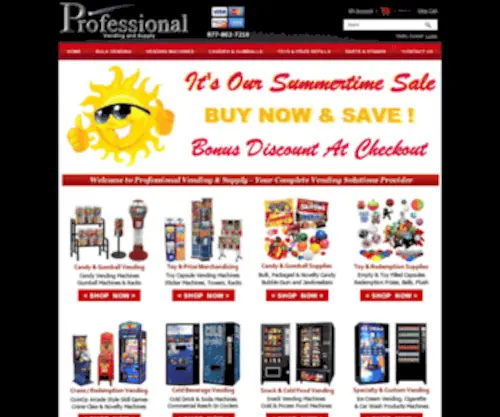 Professionalvendingsupply.com(professionalvendingsupply) Screenshot