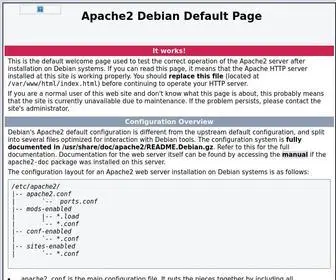 Professionalwedding.org(Apache2 Debian Default Page) Screenshot