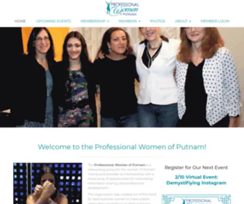 Professionalwomenofputnam.com(The Professional Women of Putnam) Screenshot