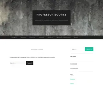 Professorboortz.com(Professor Boortz) Screenshot