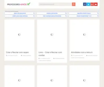Professoresherois.com.br(Erro de banco de dados) Screenshot
