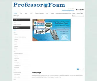 Professorfoam.com(Professor Foam) Screenshot