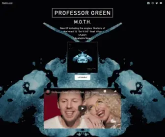 Professorgreen.co.uk(Professor Green) Screenshot