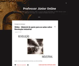 Professorjunioronline.com(Professor) Screenshot
