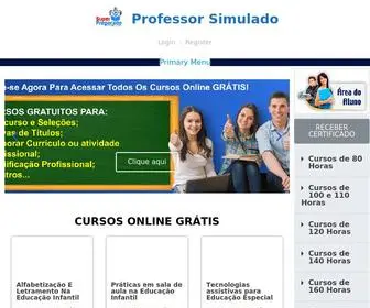 Professorsimulado.com.br(Simulados Online) Screenshot