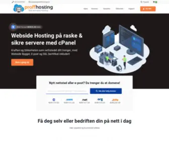 Proffhosting.no(Webside Hosting) Screenshot