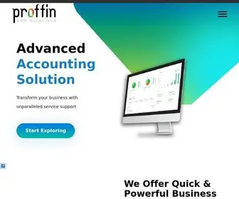 Proffinonline.com(Proffin a cloud based online accounting software) Screenshot
