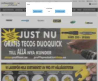 Proffsproduktershop.se(Proffsproduktershop) Screenshot