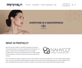 Profhilo.co.uk(Profhilo injection treatment) Screenshot