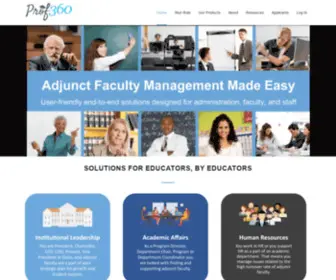 Profhire.com(Adjunct Faculty Information and Resource Management (FIRM)) Screenshot