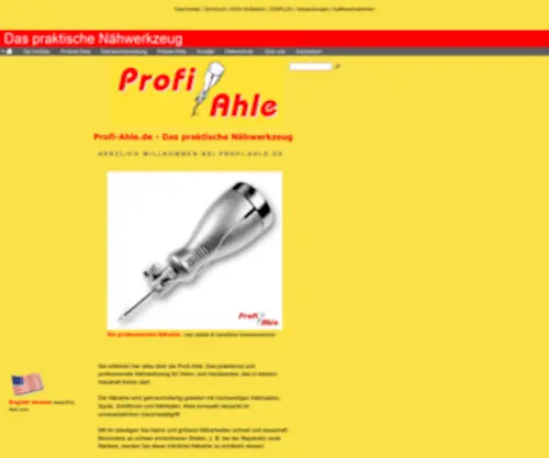Profi-Ahle.de(Nähahle) Screenshot