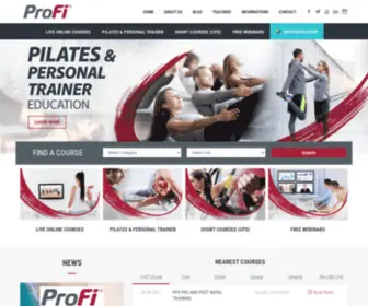 Profi-Fitness.ie(ProFi Fitness School) Screenshot