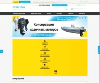 Profi-Pro.ru(Садовая техника для дачи) Screenshot