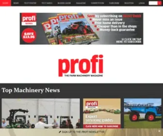 Profi.co.uk(Home) Screenshot