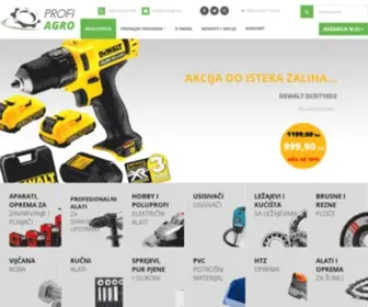 Profiagro.hr(Profi Agro prodavaonica (željeznarija / željezarija)) Screenshot