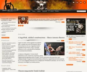 Profiboksz.hu(Ökölvívás) Screenshot