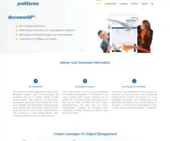 Profiforms.de(Profiforms gmbh) Screenshot