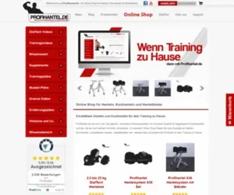 Profihantel.de(Hanteln und Kurzhanteln bei) Screenshot