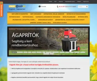 Profikisgep.hu(Profikisgép webáruház) Screenshot