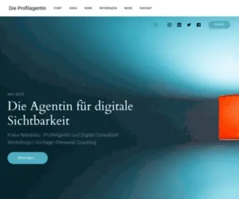 Profilagentin.com(Die Profilagentin) Screenshot