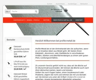 Profile-Metall.de(Keywords) Screenshot