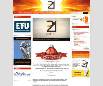 Profile21.com.au(Profile 21) Screenshot