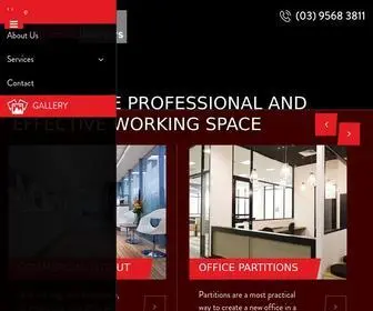 Profileinteriors.com.au(Office Fitouts Melbourne) Screenshot