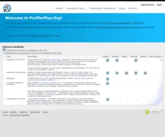 Profilerplus.org(Profilerplus) Screenshot