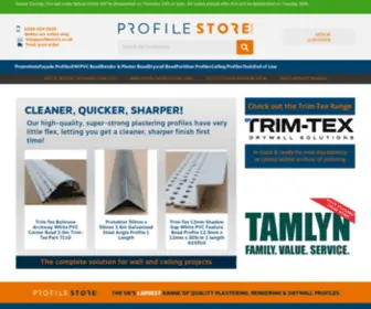 ProfileStore.co.uk(Biggest Range of Plastering Profiles in the UK) Screenshot