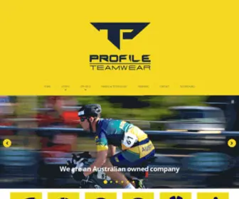 Profileteamwear.com.au(Profile Teamwear) Screenshot