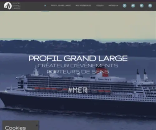 Profilgrandlarge.fr(Profil Grand Large : Organisation Événements Nautiques Riches de Sens) Screenshot