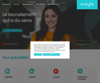 Profilia-Emploi.fr(Profilia Emploi) Screenshot