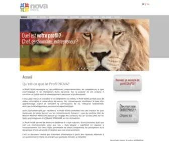 Profilnova.com(Préférences comportementales) Screenshot