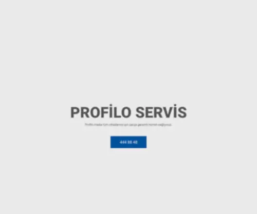 Profilo-Servis.com(PROFİLO) Screenshot