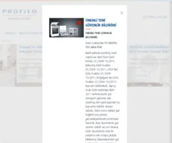 Profilo.com.tr(Profilo Dayanıklı Ev Aletleri) Screenshot