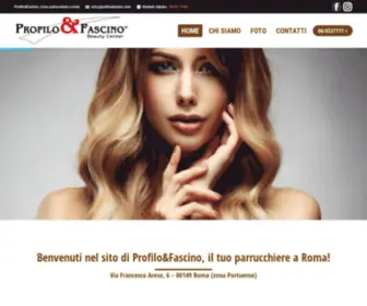 Profiloefascino.com(Parrucchiere Roma) Screenshot