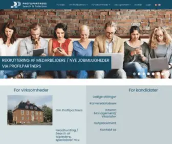 Profilpartners.dk(Rekrutteringsbureau København) Screenshot