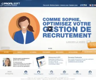 Profilsearch.com(Logiciel de recrutement) Screenshot